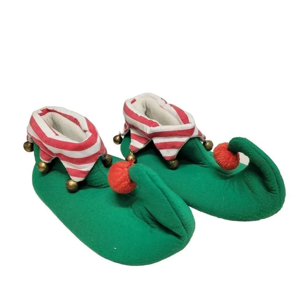 Elf Slippers with Bells S/M 9.5-2.5 youth